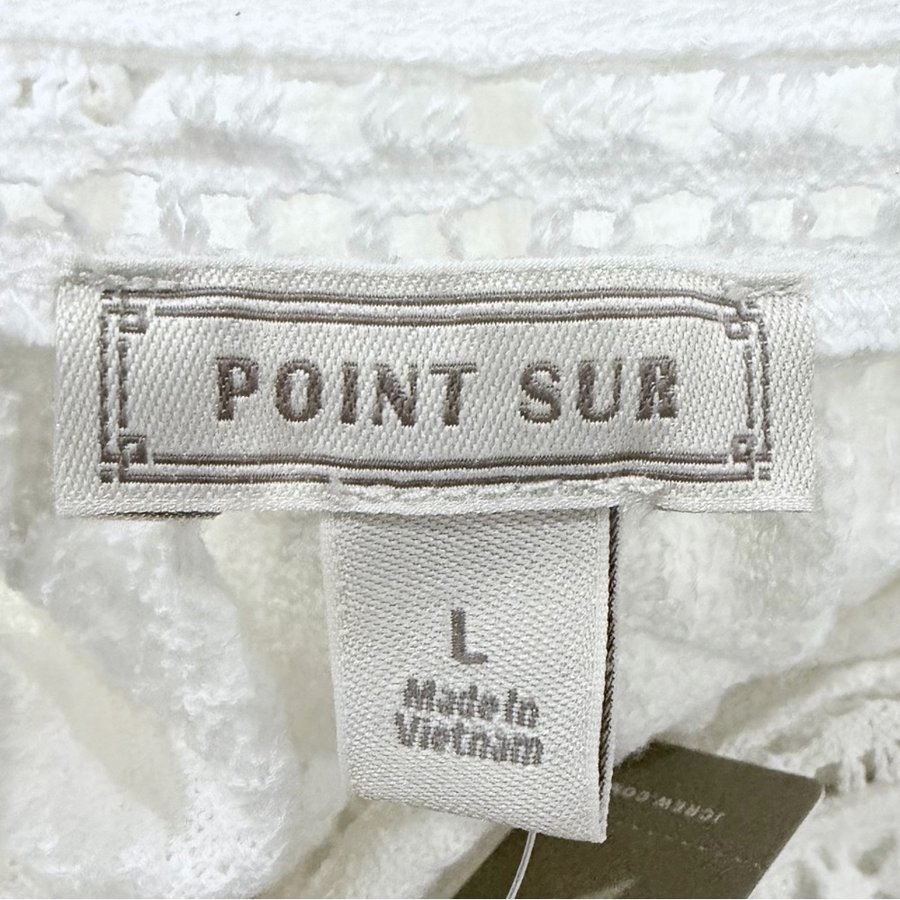 J. Crew Point Sur Tank Top Womens Large White
Embroidered Trim Style L3077 - Picture 4 of 6